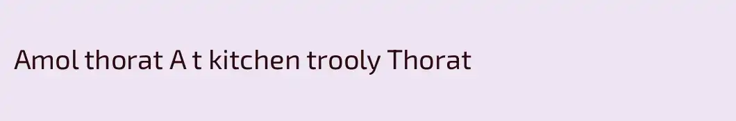 Amol thorat A t kitchen trooly Thorat